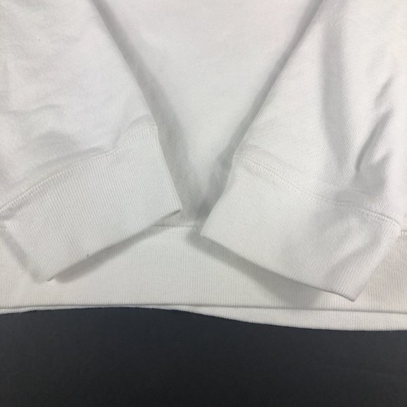 VTG Champion Reverse Weave Sweatshirt Women's Extra Extra Large White Crewneck - Picture 2 of 12